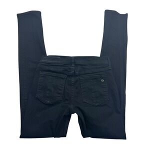 Rag & Bone Jeans Womens 24 Black Cotton Stretch Dark Wash Slim Fit Skinny Leg